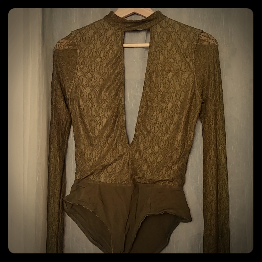 Brand New Urban Outfitters Laced Bodysuit